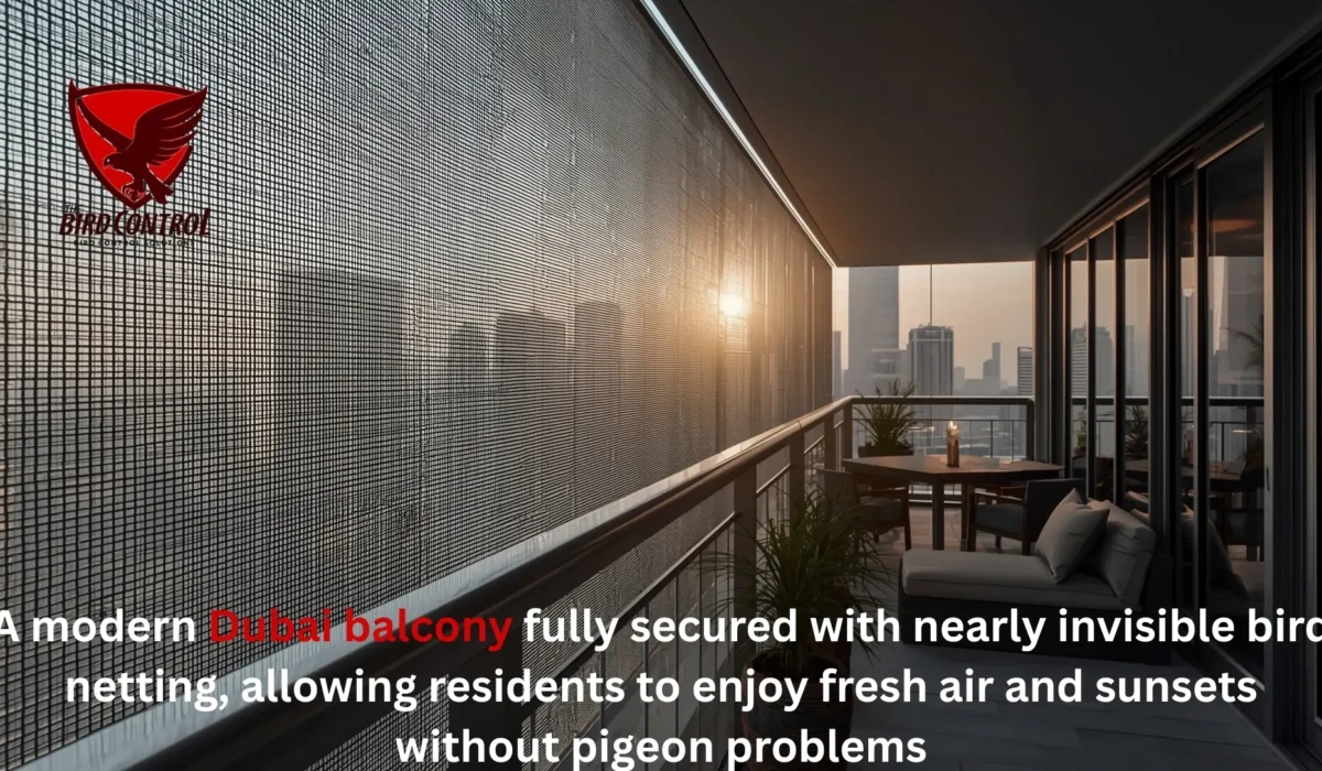 Pigeon Netting & Balcony Bird Net Fixing in Dubai