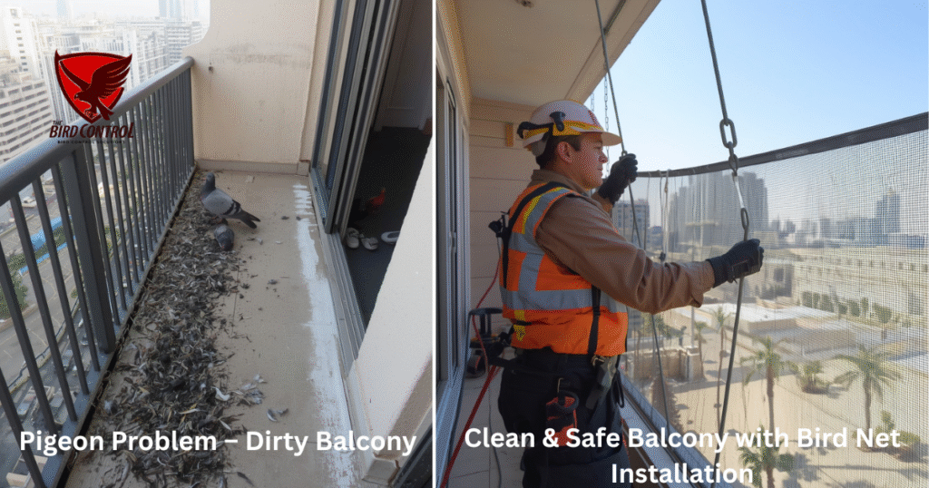 Bird Net for Balcony in Dubai