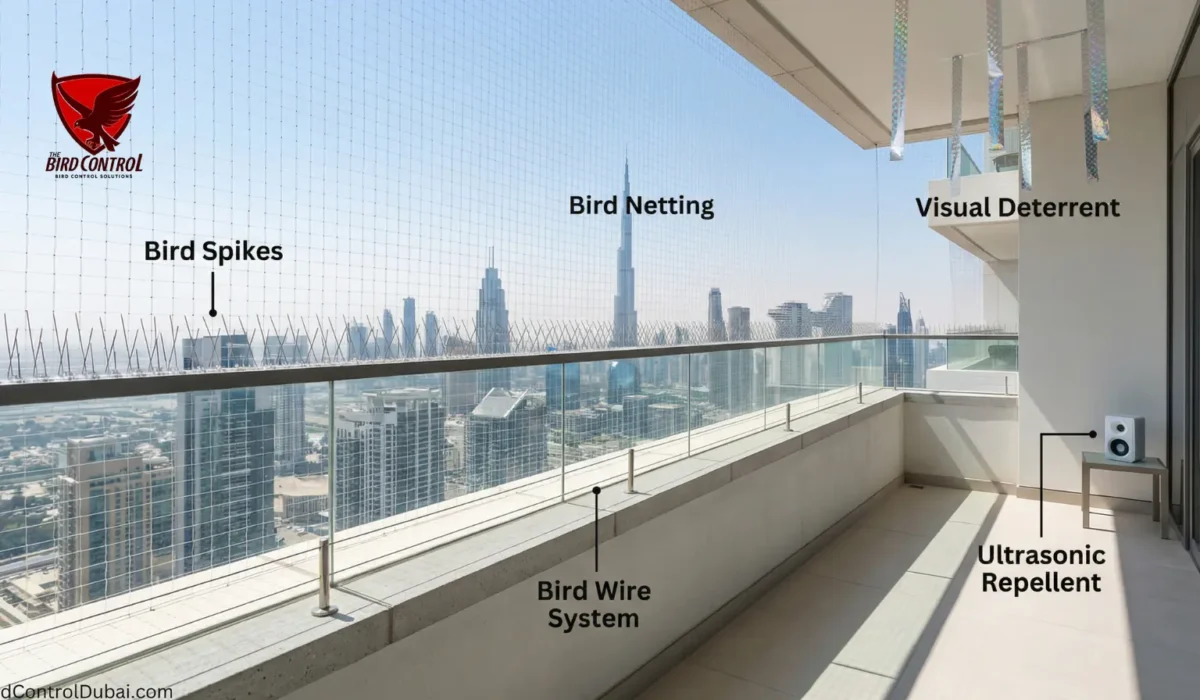 How to Get Rid of Birds on  Balcony: Effective Solutions for Dubai Homes