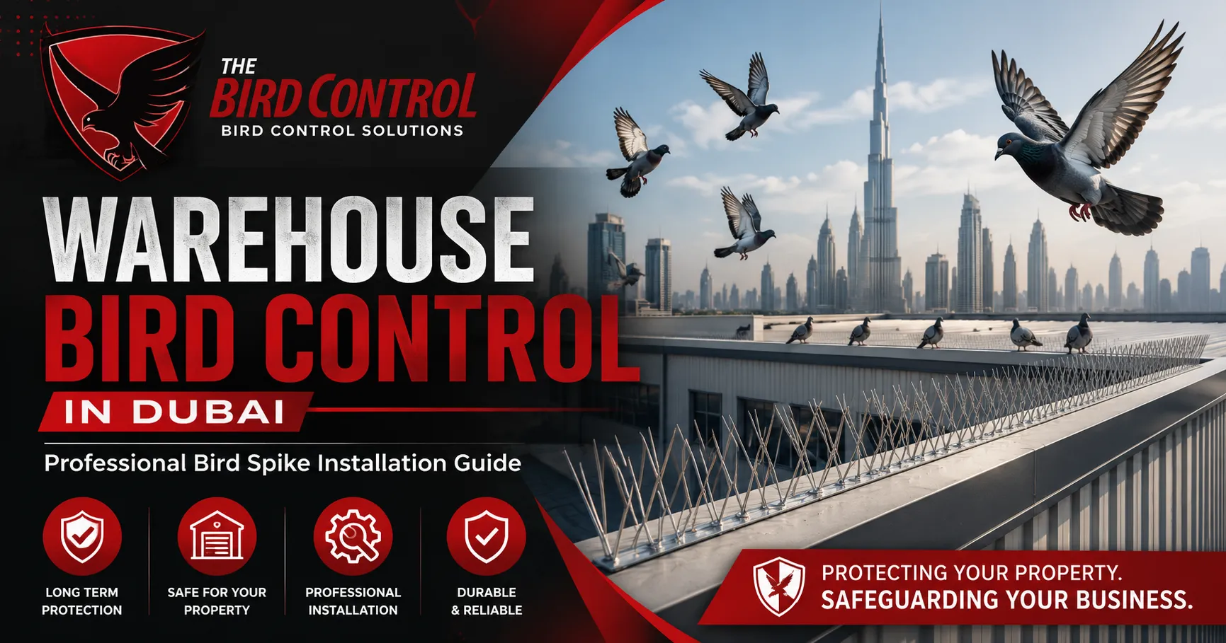 Bird Spikes for Warehouses: Complete Commercial Installation Guide 1 You are currently viewing Bird Spikes for Warehouses: Complete Commercial Installation Guide