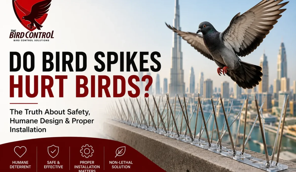 Do Bird Spikes Hurt Birds? The Truth About Humane Bird Control