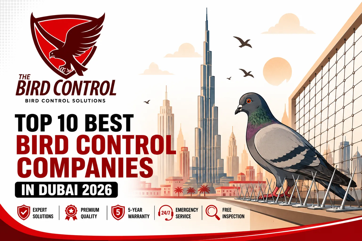 You are currently viewing Top 10 Best Bird Control Companies in Dubai 2026