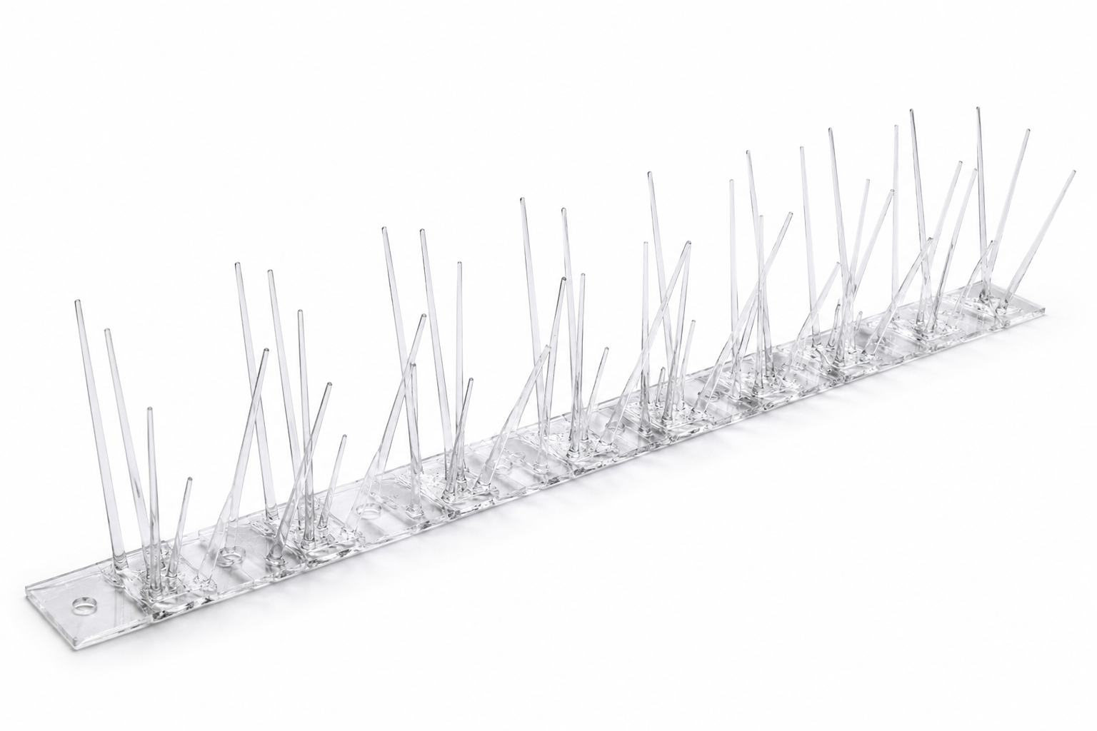 Polycarbonate bird spikes render