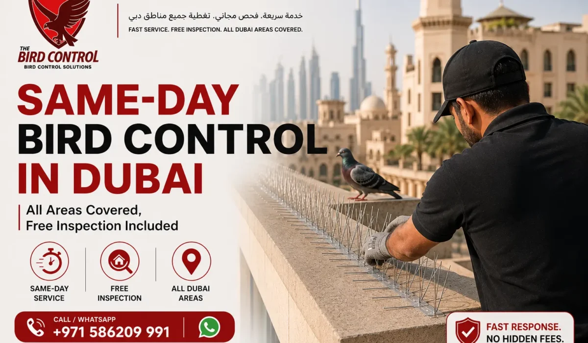 Same-Day Bird Control in Dubai | Free Inspection, All Areas | The Bird Control Dubai