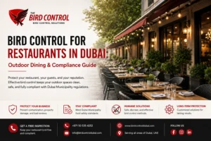 Read more about the article Bird Control for Restaurants in Dubai