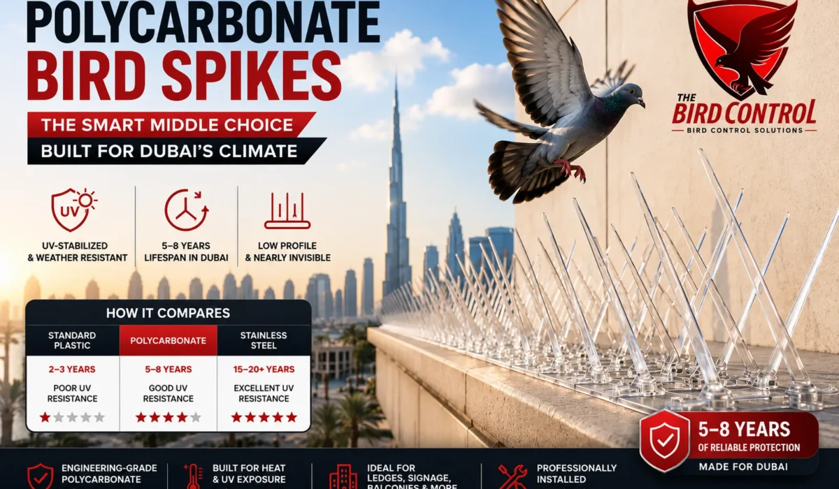 Polycarbonate Bird Spikes in Dubai: Complete Buyer’s Guide